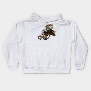 Aesthetic Horse Kids Hoodie